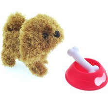 Sesli ve Hareketli Kahverengi Yavru Köpek