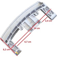 Vestel Çamaşır Makinesi Kapak Mandalı Tutamağı Gri