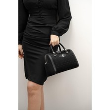 Silver & Polo Silver Polo Siyah - Siyah Fashion Kadın El Çantası SP1091