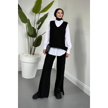 Venüs Üçlü Triko Takım Siyah