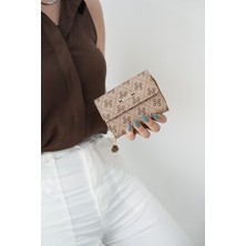 Silver Polo Kadın Cüzdan & Kartlık Koyu Bej  - Taba SP1100 Silver & Polo