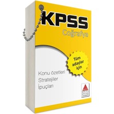 Delta Kültür Kpss Coğrafya Strateji Kartları