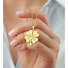 4 Yapraklı Yonca Kolye