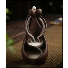 Sevgili Çift Geri Akış Tütsülük ve Tütsü, Siyah, Şık ve Sürükleyici Atmosfer