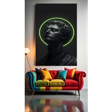 Özkacar Group Neon Heykel V20 Ev Duvar Salon Güzellik Salonu Ofis Dükkan Dekarasyon Kanvas Tablo