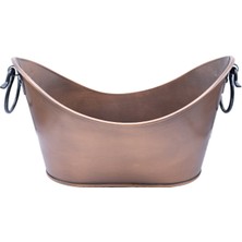 Gondol Bakır Kaplama Küçük Sepet