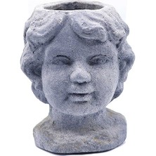 Alicia Heykel Saksı Gri