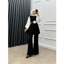 Balon Kol Kemer Detaylı Takım