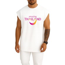 Oversize Tourism Authority Of Thailand Tourism In Thailand Travel Göğüs Tasarımlı Atlet