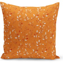 Sonbahar Ekose Serisi Çift Tarafı  Baskılı Kırlent Kılıfı (Halloween Autumn Cushion Cover)