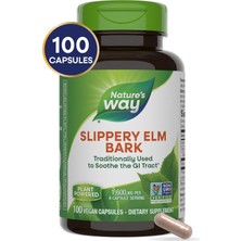 Nature's Way Slippery Elm Bark Traditional Support To Soothe The 100 Caps