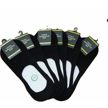 Mocgrande Erkek Büyük Beden Bambu Dikişsiz Babet Çorap 11920 Sıyah