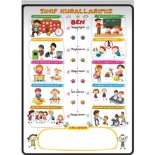 Okul Kuralları 60X70 Vinil Branda