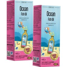 Asfstore Ocean Tutti Frutti Karışık Meyve Aromalı Balık Yağı Şurup 150 ml 2 Adet
