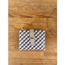 Vazıradk Örgü Desenli Fermuarlı Kartlık Cüzdan