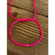 Aida Jewelss 14 Ayar Altın Dorika Detaylı Çift Ipli Altın Bereket Bilekliği