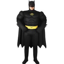 Yetişkin Batman Kara Şövalye Kostümü Kaslı