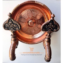 Sb Hamam Taslı Ikili Desenli Özel Osmanlı Musluğu Bakır