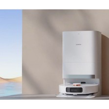 Istasyonlu Robot Süpürge 6000PA Sesli Kontrol Robot Vacuum-Hepsi Bir Arada Otomatik Robot Süpürge