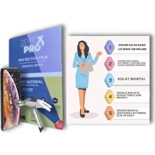 Oppo Realme X2 Uyumlu Nano Ekran Koruyucu Şeffaf Hd Esnek 250UM Kalın - Maxxpro