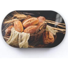 Cozy Co: Temperli Cam Ovalkesme ve Sunum Tablası, Kesme Tahtası, Kesme Tablası, Sunumluk, CKT001