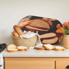 Cozy Co: Temperli Cam Oval Kesme ve Sunum Tablası, Kesme Tahtası, Kesme Tablası, Sunumluk, CKT002