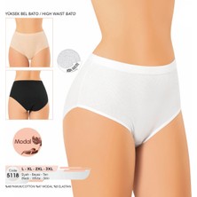 Iç Giyim Kota Modal Kumaş (6 Adet) Yüksek Bato Kaşkorse Külot