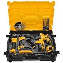 SGS5450 Akülü Vidalama Matkap - Kırıcı Delici - Avuç Taşlama Combo Set 3 Parça