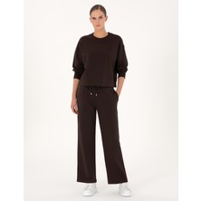 Pierre Cardin Kadın Kahverengi Loose Fit Eşofman Altı 50314964-VR029