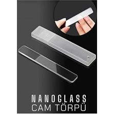 2 Adet Kutulu Nano Cam Tırnak Törpüsü Manikür Pedikür Törpü Tırnaklar Için Doğal Parlatıcı