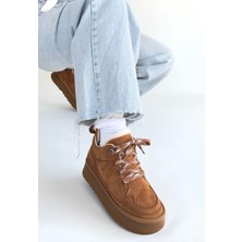 Muden Taba Süet Bağcıklı Bot