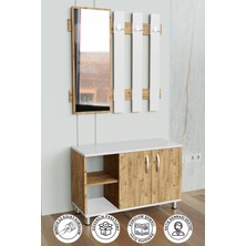 Hediyeler Kapında "alçin" Ayakkabılık ve Askılık & Portmanto Ahşap-Beyaz