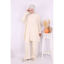 Triko Tunik Pantolon Takım 17035 Taş