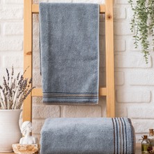 Schafer Home Rosy Armürlü Havlu 50X90 cm 1 Parça-Indigo