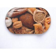 Cozy Co: Temperli Cam Oval Kesme ve Sunum Tablası, Kesme Tahtası, Kesme Tablası, Sunumluk, CKT004