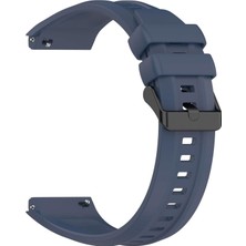 Microsonic Huawei Watch Gt5 Pro 46MM Kordon, Silicone Swiftbands Mavi
