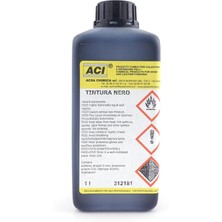 Acı Tintura Nero 1 Litre Profesyonel Siyah Deri Renk Değiştirme Boyası