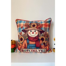 Happy Harvest – Sonbahar Neşesi Kırlent Kılıfı Dijital Baskılı 43X43CM