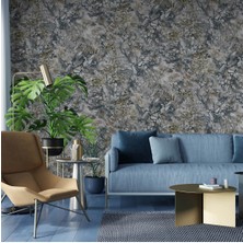 Mermer Desenli Düz Sade Duvar Kağıdı 16,5 M², Silinebilir - Roka 23101-5