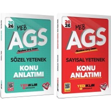 Yediiklim 2026 Meb-Ags Sözel + Sayısal Yetenek Konu 2 Li Set Yediiklim Yayınları