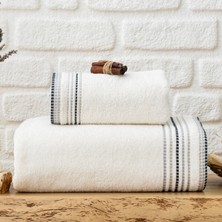 Schafer Home Rosy Armürlü Havlu 70X140 cm 1 Parça-Krem