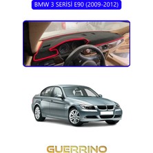 Bmw 3 Serisi E90 2009-2012TORPİDO Koruma Halısı Mavi Kenar