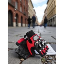 Motosiklet Eldivenleri Pro Bıker Parmaksız L-Mavi, Tip