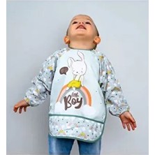 Unisex Bebek 0-26 Ay Cepli Uzun Kollu Aktivite Hobi Mama Önlüğü