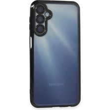 Samsung Galaxy A25 5g Crystal Shield Lensli Silikon (Lens Protector / Kamera Koruyucu Kılıf) - Siyah