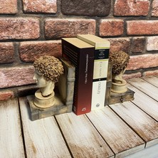 Hermes Büst Antik Kitap Tutucu