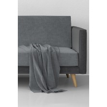 Şönil Koltuk Örtüsü - Gri