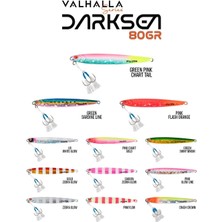 Fujin Valhalla Darksea 80GR Metal Jig Yem Uv White Glow