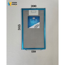 Bosch Uyumlu Davlumbaz 20X34,5 cm Arkaara 12,5cm Aspiratör Filtresi