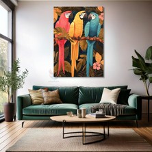 Kanvas Tablo Ev Ofis Duvar Tablosu Uç Papagan Yeni Ev Hediyesi Kanvas Ev Dekoru